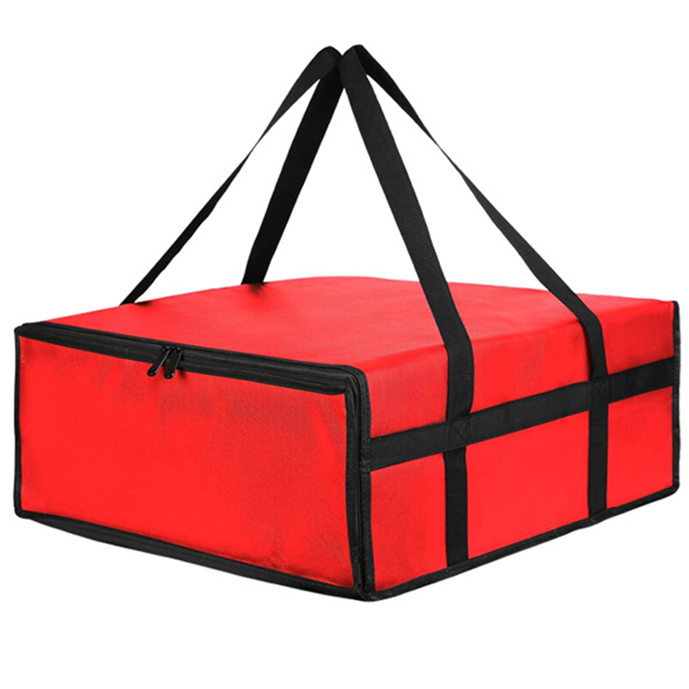 Waterproof Insulated Bag Food Pizza Bag Cold Food Storage Carrying Case For Camping Takeaway: Blue