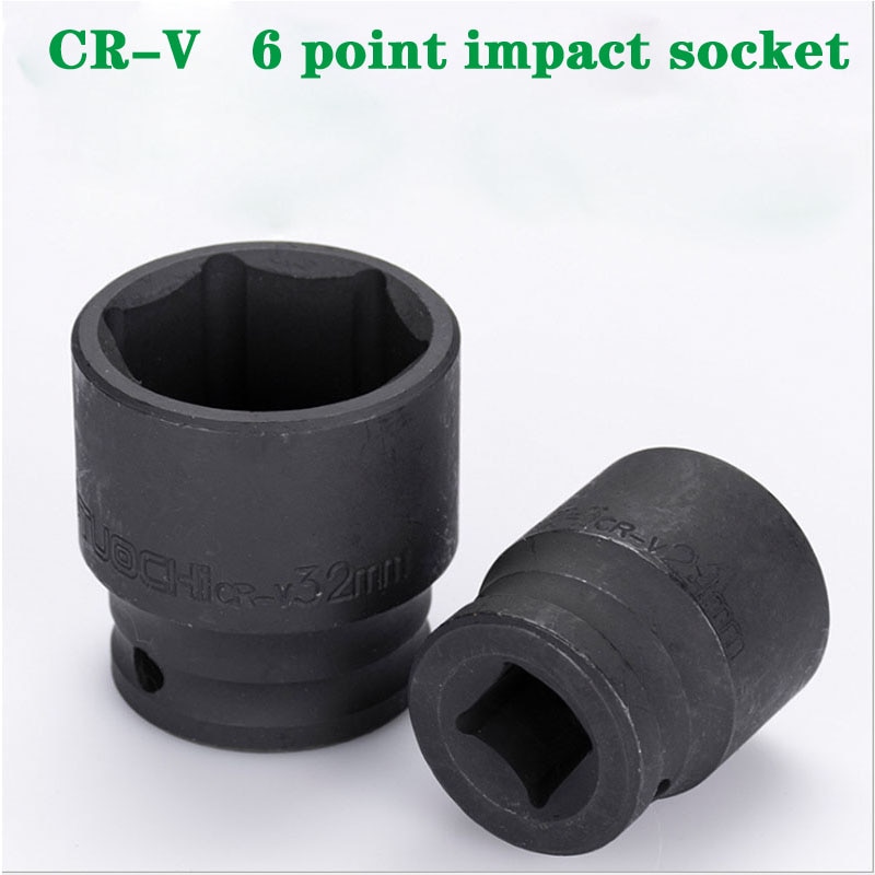 6 point impact socket tool 8-32mm Metric Square Drive Impact Socket CR-V impact socket sets 1/2 for Electric Pneumatic Impact