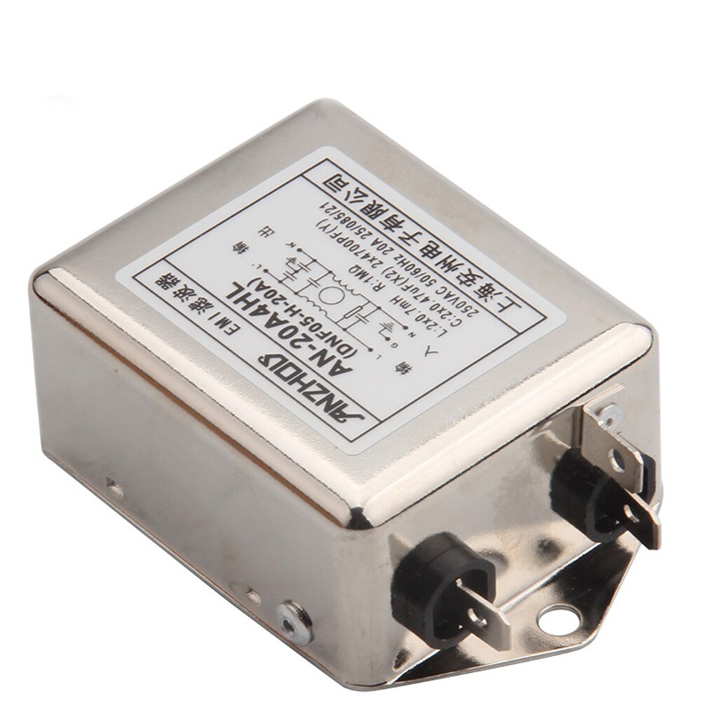 AN-20A4HL 20A 250V EMI AC power filter noise filter DNF05-H-3A/5A/6A/10A/15A/20A