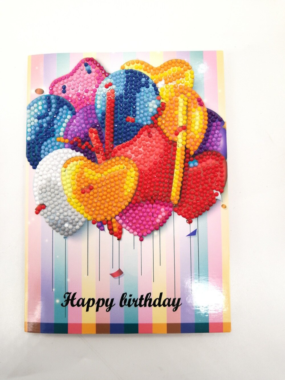 DIY Happy Birthday Greeting Cards Diamond Painting Diamond Embroidery Children's Handmade DIY Birthday