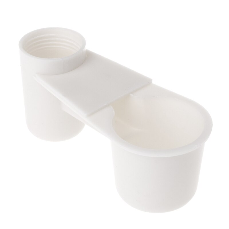 Plastic fugl vand feeder drikker foder kop papegøje due kylling haveredskaber: W