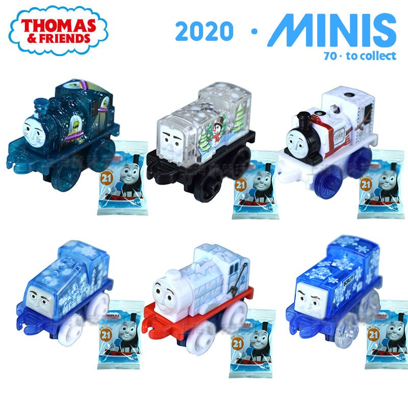 Thomas and Friends Mini Trains FCC92 Music Galaxy Ice&amp;snow Classic Series Unpacked Blind Box Optional Trains Children Toy