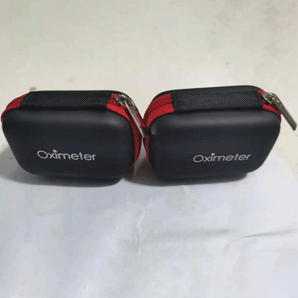 Vingertop Pulsoxymeter Tas Oximeter Opbergtas Beschermende Box Gereedschapstas Eva Oximeter Rits Houder Redelijke Layout