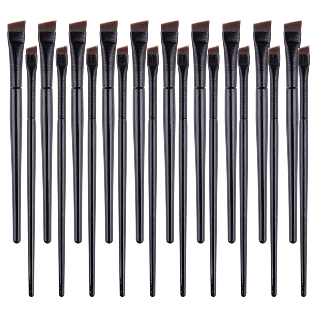 5/10/20/50 pçs pincel de contorno de sobrancelha delineador pincel de maquiagem profissional pequeno ângulo sobrancelha forro a101 a102 escovas ferramentas cosméticas: ROXO