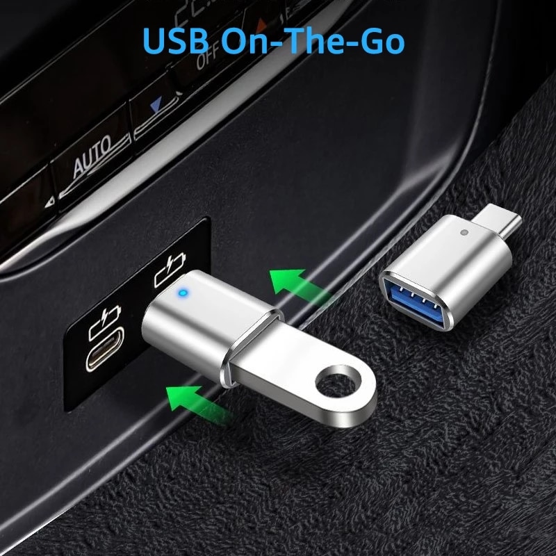 Adapter OTG typu C USB C na USB3.0 OTG Typ złącza OTG Typ C Konwenter do Macbooka Pro Xiaomi Huawei czytnik pamięci flash
