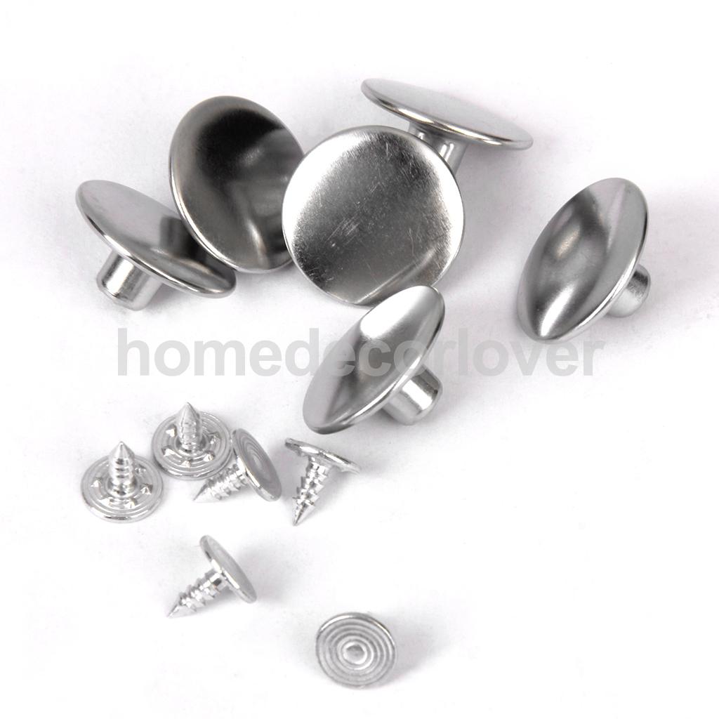 6 sets 20mm denim jeans knutselknopen, hamer erop, geen naaien, zilver, doe-het-zelf reparatie