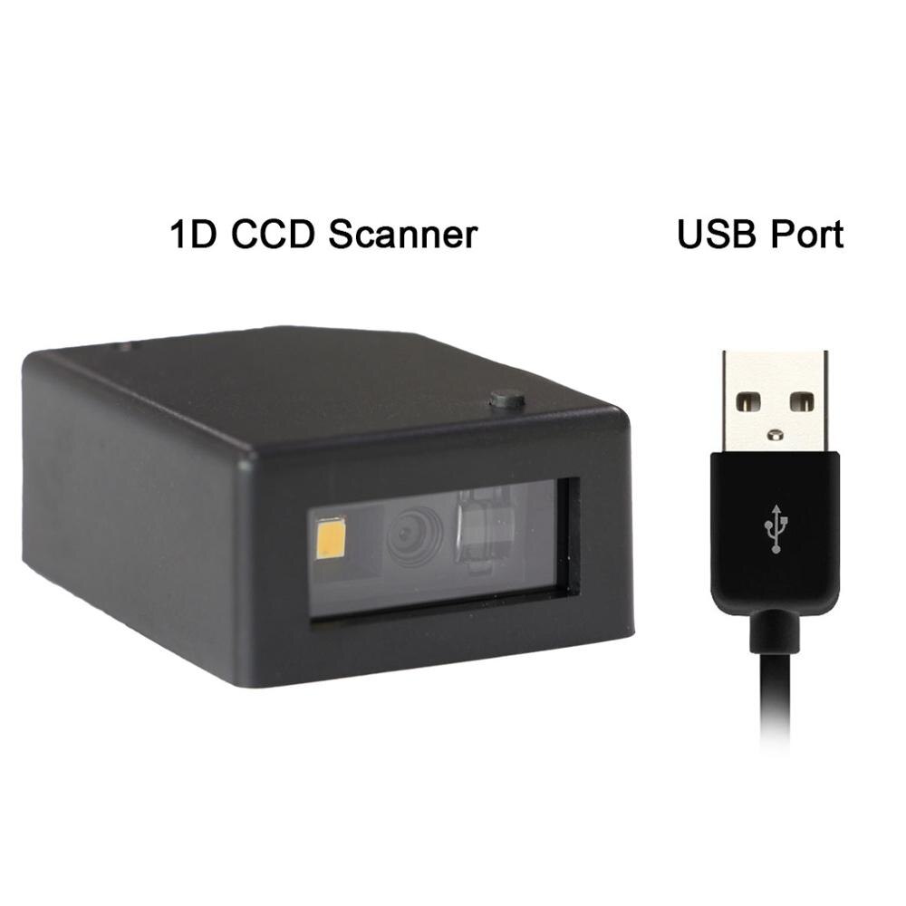 Teklead RS232 Seriële Usb Barcode Scanner Ccd/2D/Qr Bar Code Reader Mini Automatische Scan Module Voor Kiosken mobiele Betaling: USB CCD