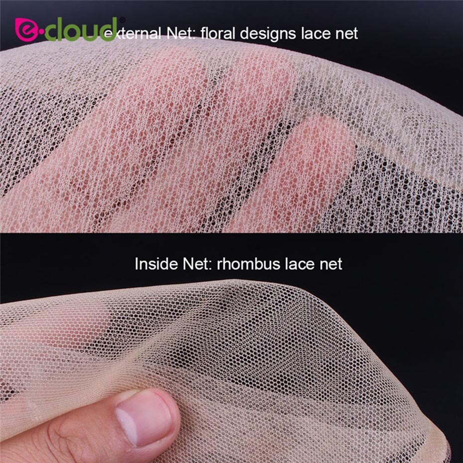 DIY Wide Gap Mono Net Top Front U Part Weaving Wig Cap Net Foundation Base Cap by Wig Base Tools Wig Net