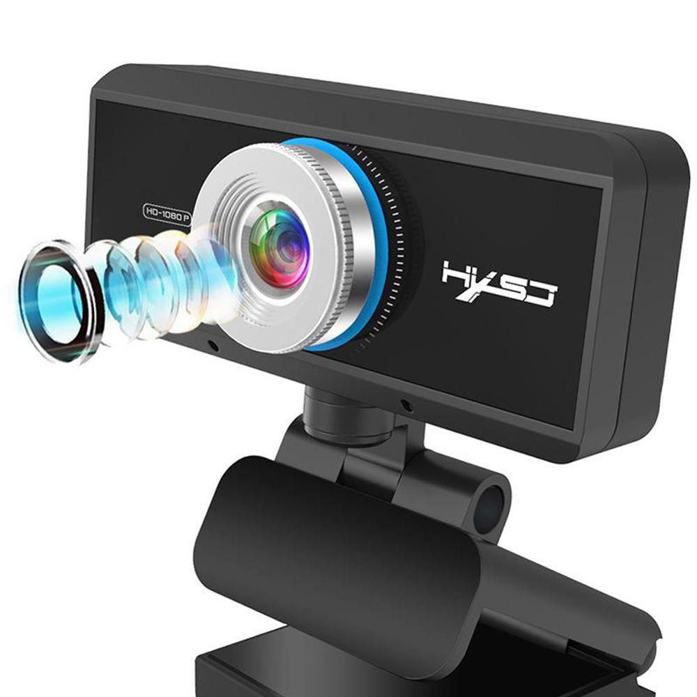 Webcam 1080P USB HD Web Camera Video Recording With Microphone for PC Computers Home Office Online Lessons Supplies