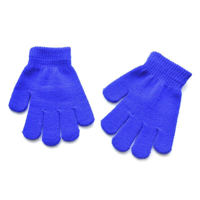 Kinderen Winter Warme Handschoenen Acryl Vinger Kinderen Warme Handschoenen Voor 7-11 Jaar Oud Kind: 03