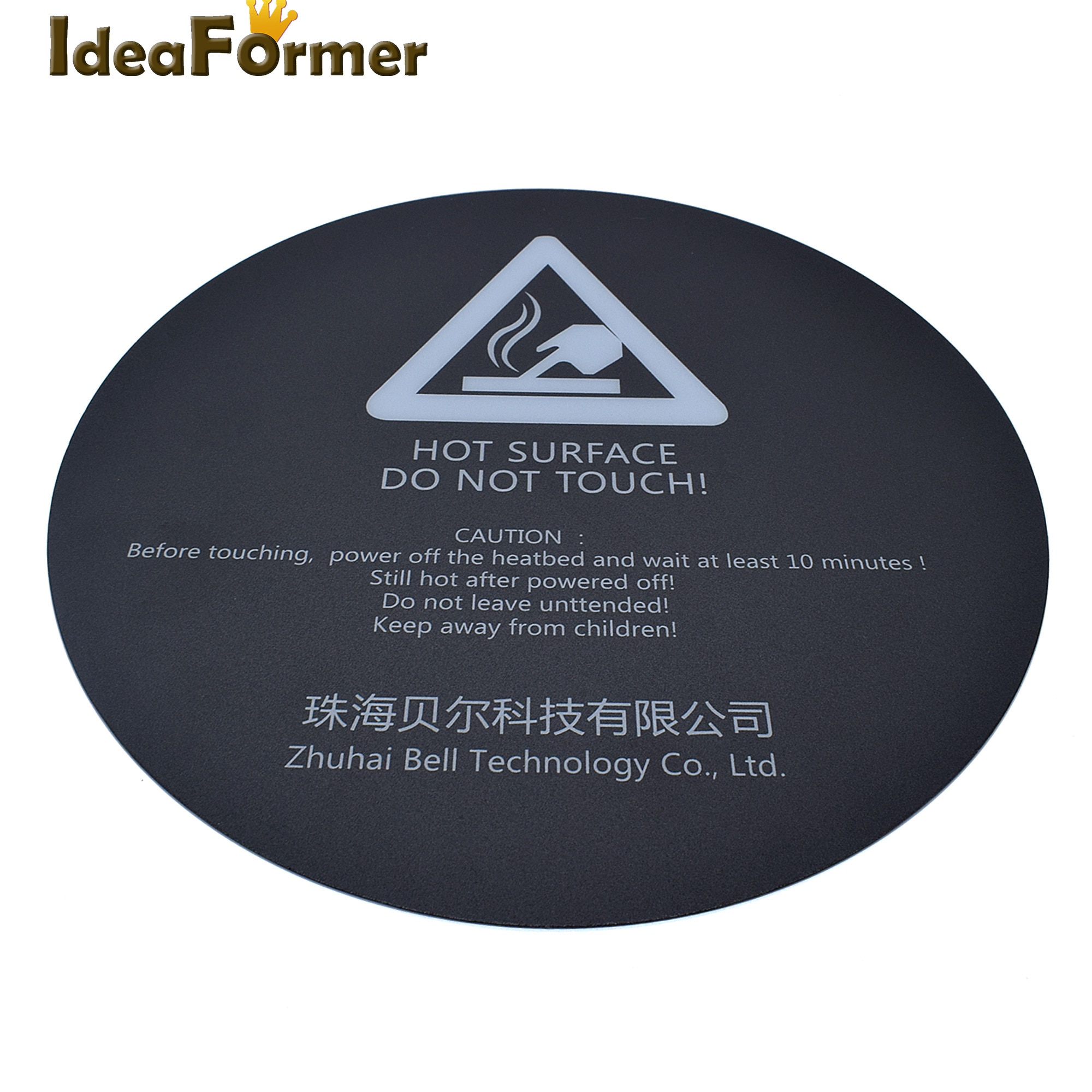 Kossel Delta Round Heat bed Sticker With 3M Adhesive Tape Diameter 200mm or 220mm Sticker For Round Print Plate 3D Printer Parts