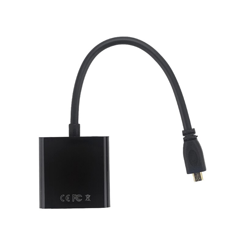 Suitable for Raspberry Pi 4B Micro-HDMI to VGA Video Converter with Power Supply Function Display Adapter Accessories