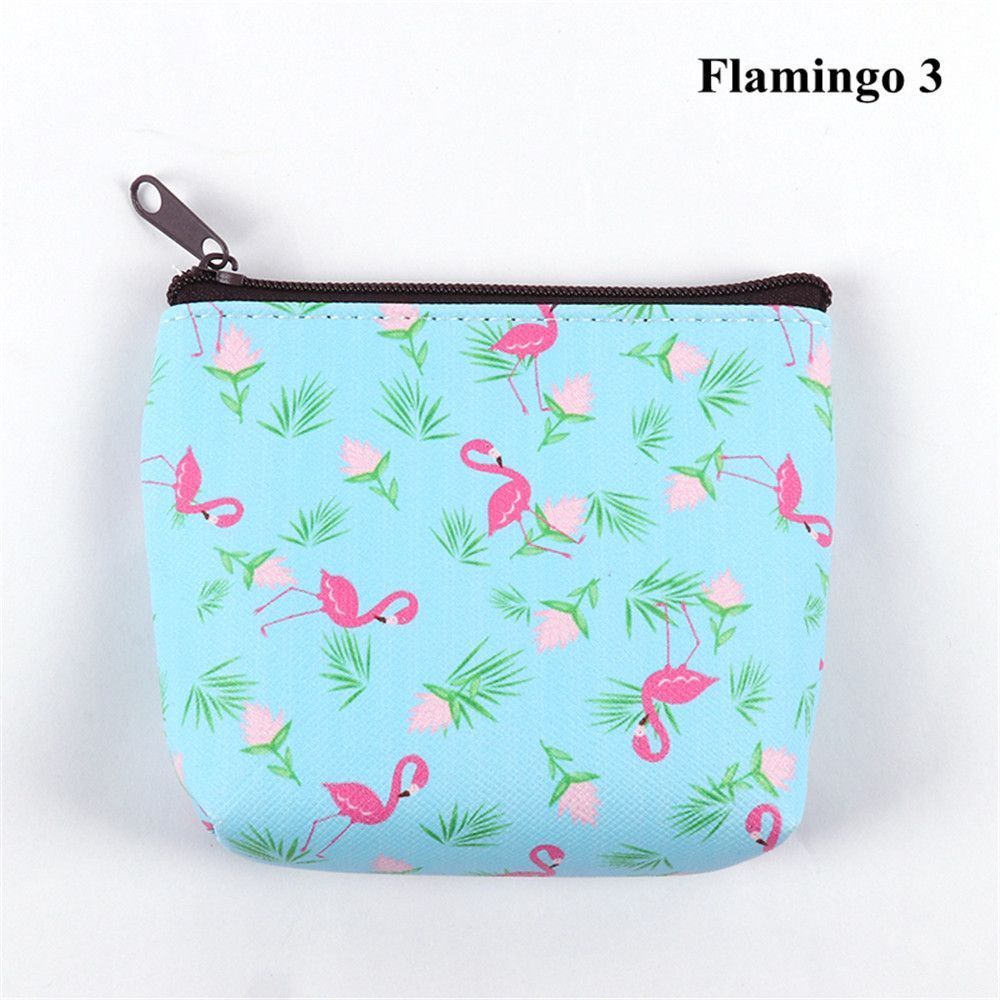 Neue Nette Einhorn Geldbörse Tasche Für Mädchen Kawaii Flamingo Tasche Mini Ändern Brieftasche Karte Halter Zipper Geld Pouch: Orange