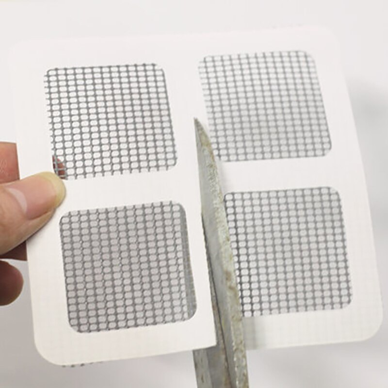 Fix Net Hole In Screen Window Home Adhesive Anti Mosquito Fly Bug Insect Repair Screen Wall Patch Mesh Window Screen Stickers