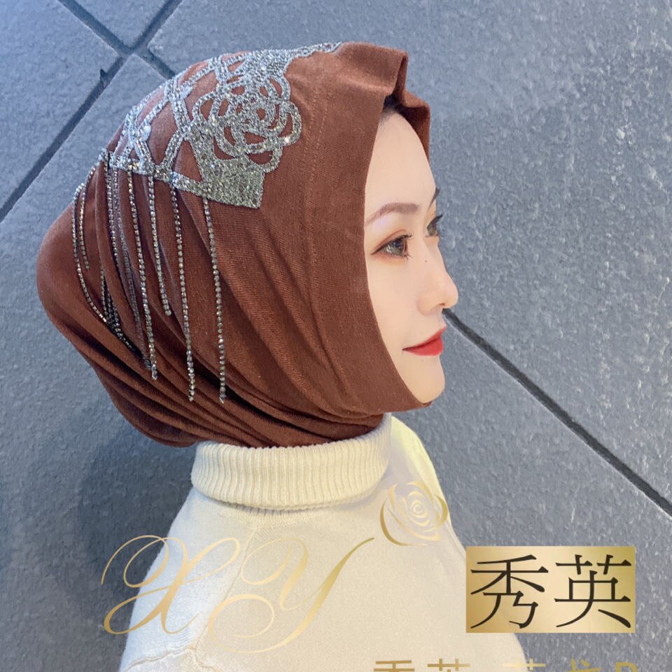 Moslim vrouwen hoofddoek instant hijabs kwastjes