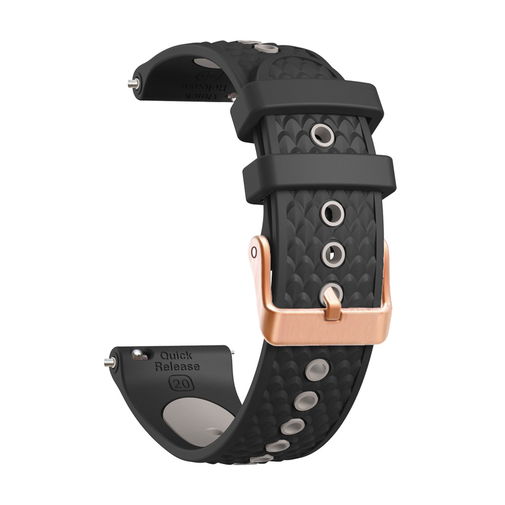 20mm Band Voor Huawei Horloge GT3 42mm/GT 3 Pro 43mm Polsband Correa voor Huawei GT2 42mm Siliconen Horlogeband Sport Armband: 18mm / Clear