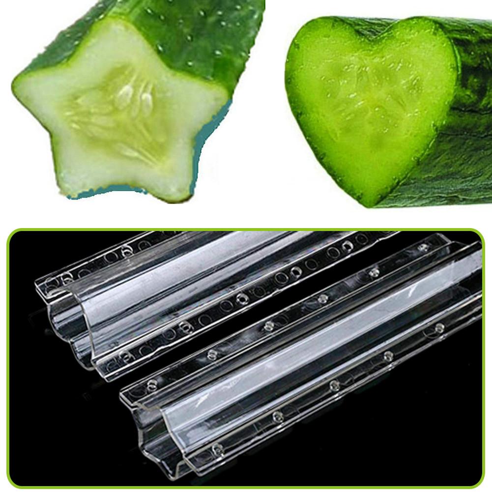 Star Shape Heart Shaped Cucumber Shaping Mold Garden Vegetable Grow Forming Mould Transparent Star Shaped Fruit Growing Molds