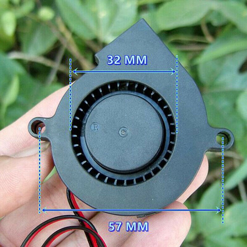 Mikro  dc12v 18v 24v børsteløs centrifugal orm gear ventilator 3000 omdr./min. -5000 omdr./min. 5015sl stum lille luftfugter miniature blæser