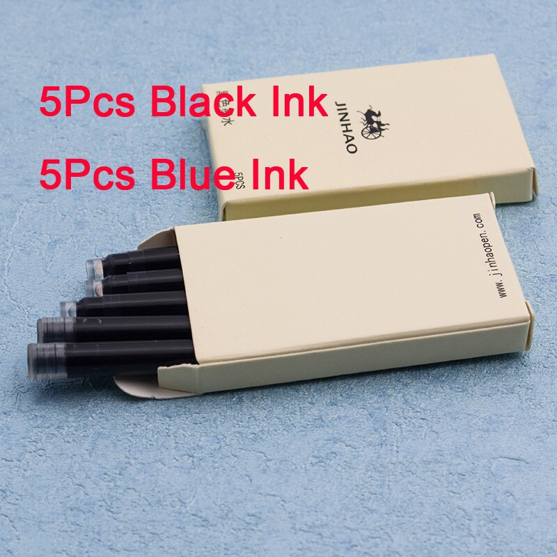 BOOKWORM 675 Black-Orange Silver Flower Amber Celluloid Bent Nib Art Fountain Pen School Supplies Calligraphy Pen: Black and blue ink