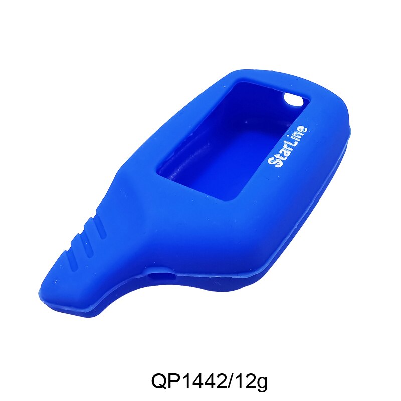 1 Pcs Silicone Autosleutel Case Cover Voor Originele Starline B9/B91/B6/B61/A91/a61/V7 Sleutelhanger Auto Afstandsbediening 2 Weg Alarm: 1 Pcs blue