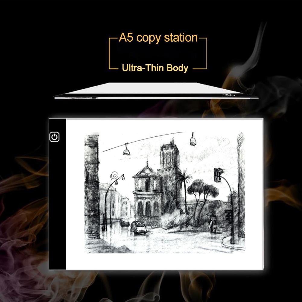 Write-through Board A5 Animation Drawing Board Table Diamond Painting Glow Pen Tablet Pad