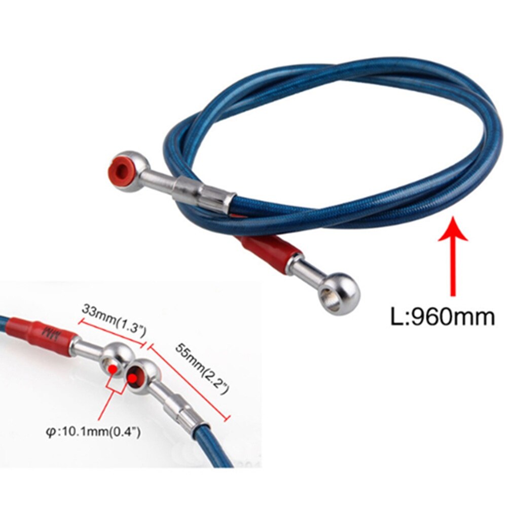 2pcs Universal motorcycle modified hand brake, brake clutch assembly, hydraulic mirror seat hand brake: Tubing