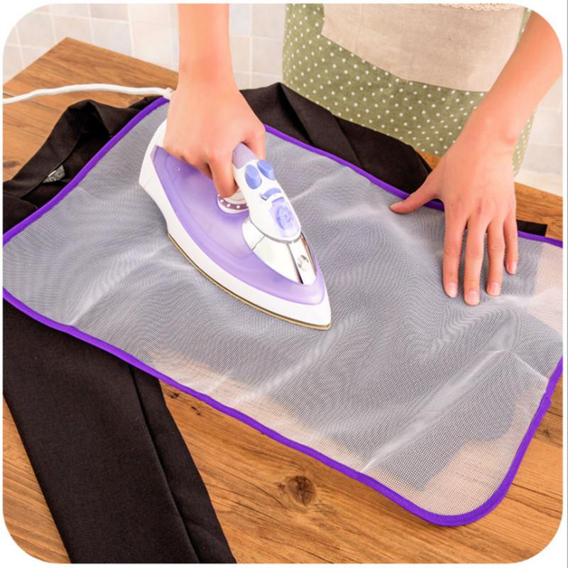 1PCS 40x60CM/35x50CM Protective Press Mesh Ironing Cloth Guard Protect Delicate Garment Clothes Ironing Board Cover