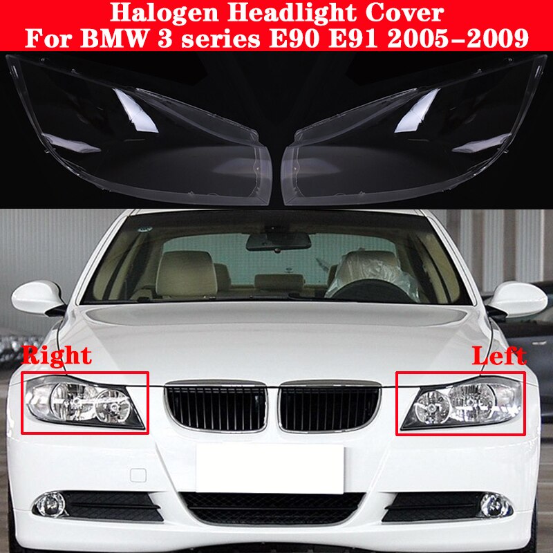 Voor Bmw 3 Serie E90 2006 318 320i 323 325i 328 330i Halogeen Koplampen Lampenkap Auto Koplamp Cover pc Lampenkap Shell