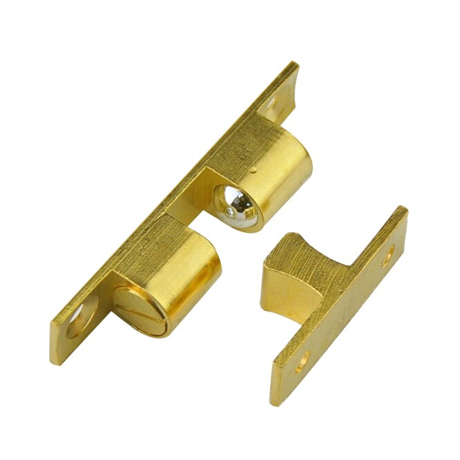 1 PC Multiple sizes Pure Copper Double Ball Latch Clip Lock Cabinet Door Catches Touch Beads Bronze Brass Hardware Accessories