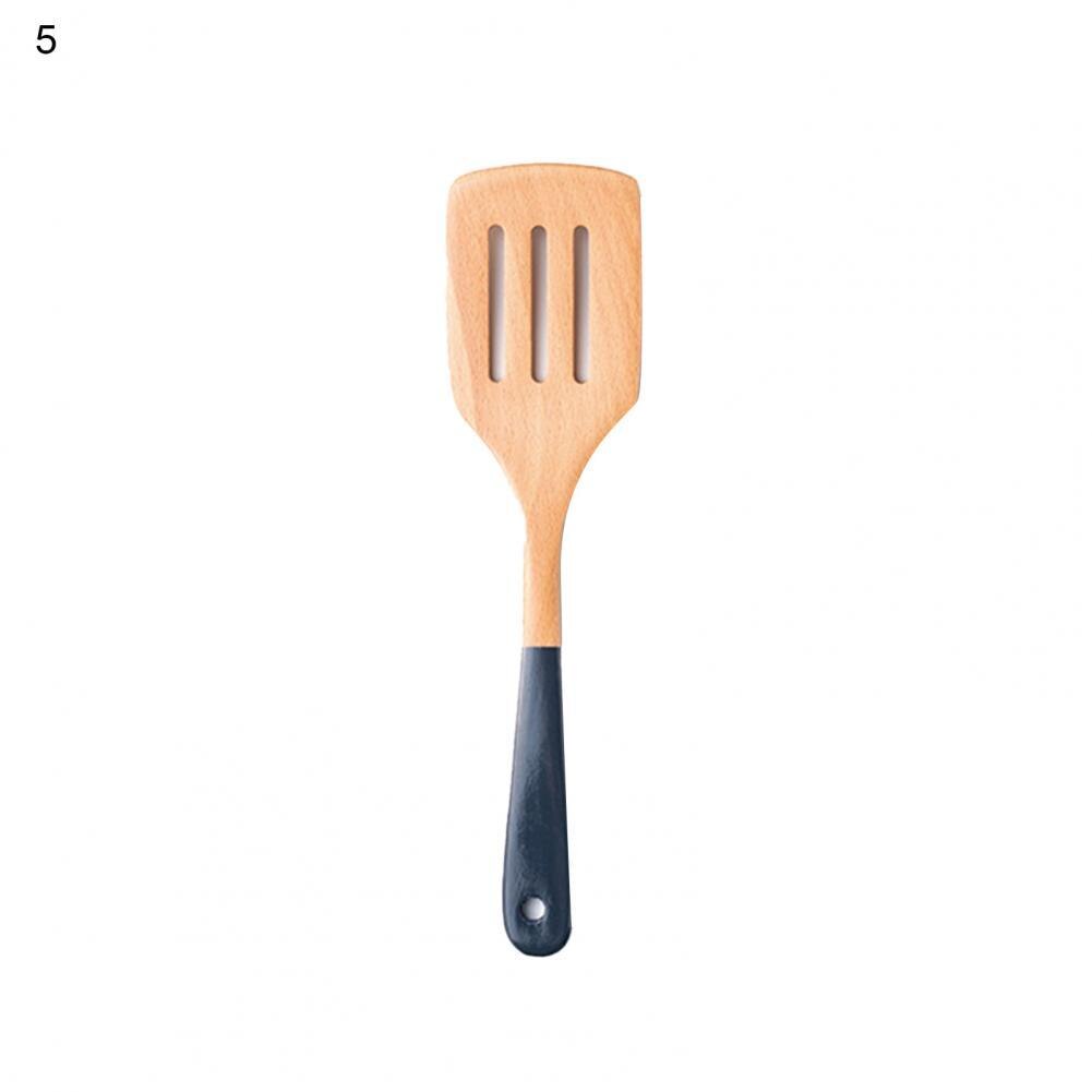 Soup Spoon Wood Cooking Spatula Portable Easy to Use Attractive Practical Ergonomic Cooking Shovel: 5