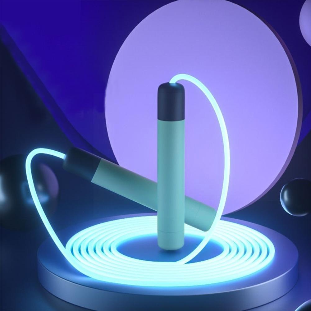 überspringen Einstellbare Nacht Leuchtende Seil Leucht springen überspringen Fitness Hause LED schlank ÜSpund ÜSpund Seile Seil Licht Körper