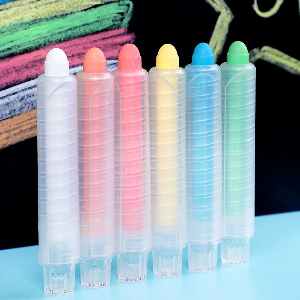 20 piezas de tizas para niños para pintar en el patio de juegos, aceras, suelos, pizarra, grafiti, tiza sin polvo, tizas de dibujo para oficina y escuela.