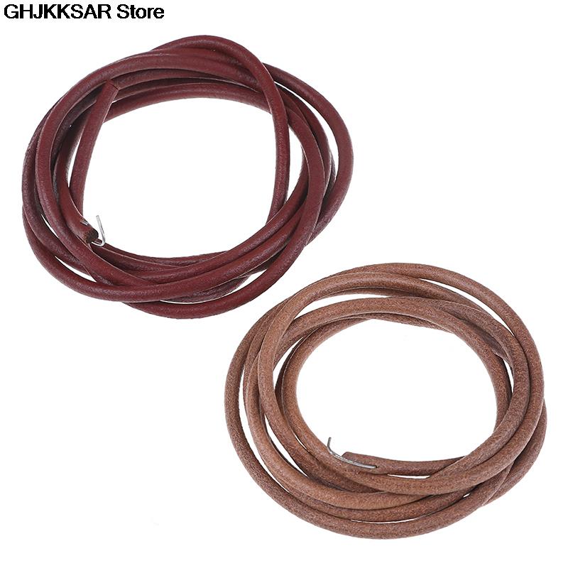 Piezas de cinta de cuero para máquina de coser Singer, 183cm /72 ", accesorio para máquinas de coser antiguas para el hogar, 3/16" 5mm