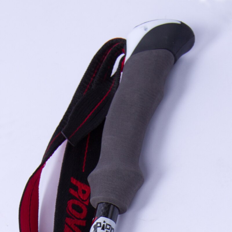 Bastones de Trekking de fibra de carbono Pioneer, bastones de senderismo ligeros plegables de bloqueo rápido con bolsa de transporte, 1 par