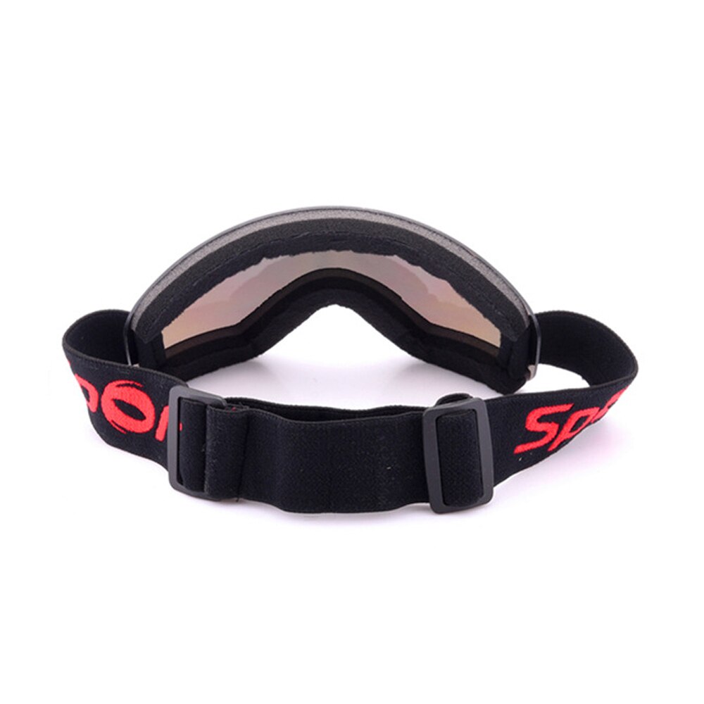 Skibril Skiën Mannen Vrouwen Sneeuw Snowboard Goggles Single Lagen UV400 Anti-fog Grote Ski Masker Bril