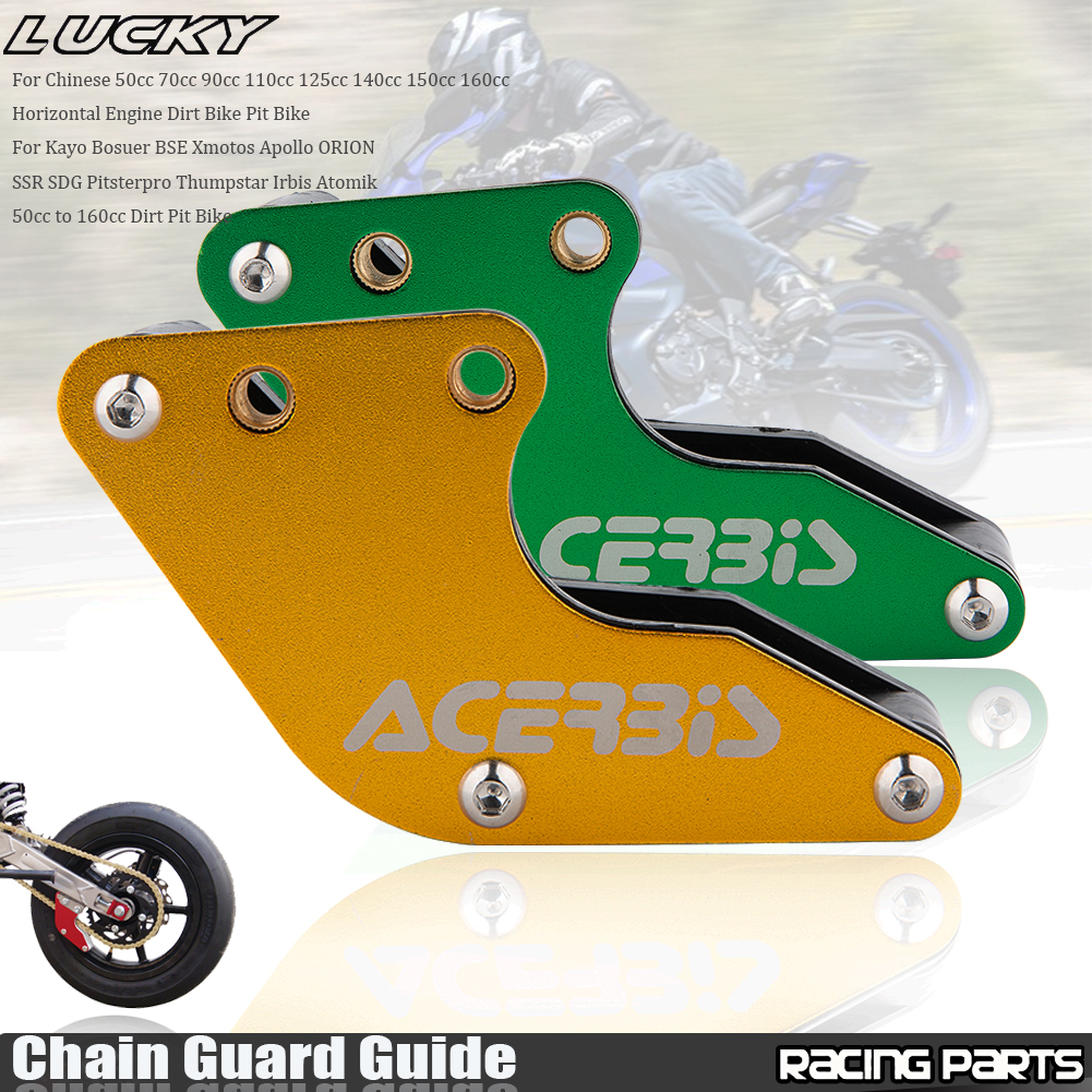 Nueva guía protectora de cadena CNC para motocicleta para IRBIS BSE KAYO SSR TTR XR CRF KLX 50 70 90 110 125 140 150 160cc Dirt Pit Bike Scooter