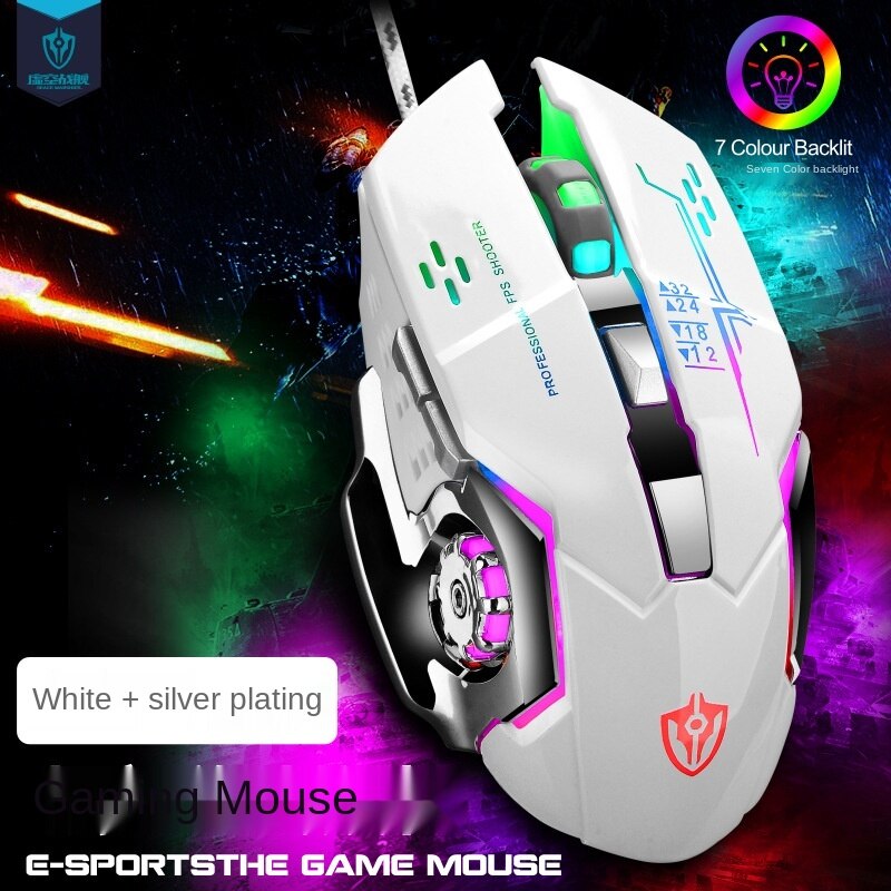 X3 Macro Programmering Gaming Muis Verergerd Metalen Gloeiende Muis Gaming Muis Voor Pc Laptop