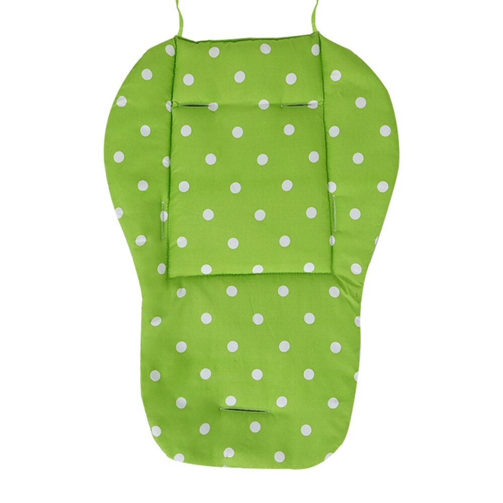 Double-Sided Waterproof Stroller Seat Cushion Colorful Soft Mattresses Carriages Seat Pad Stroller Mat Accessories: green