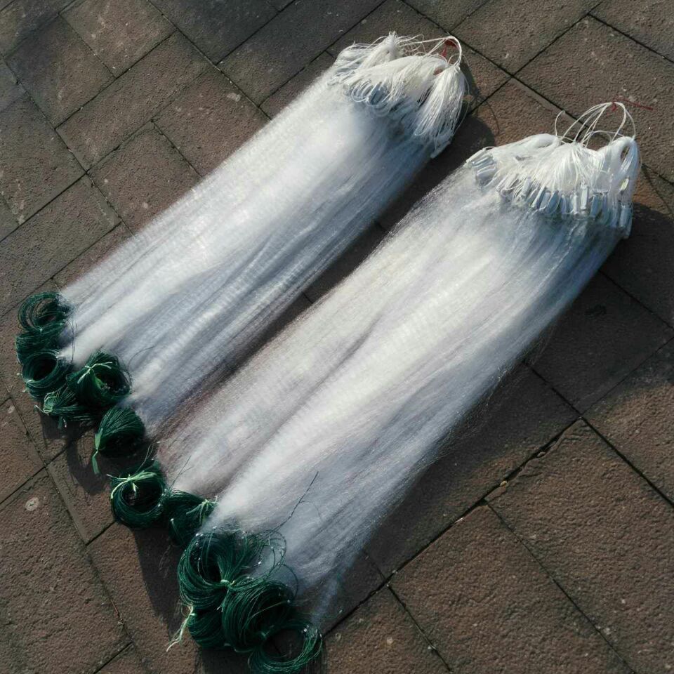 Length 35M x1.5M Fishing Net Fishing Gear Fish Trammel Gill Net Mono Multinylon 30mm