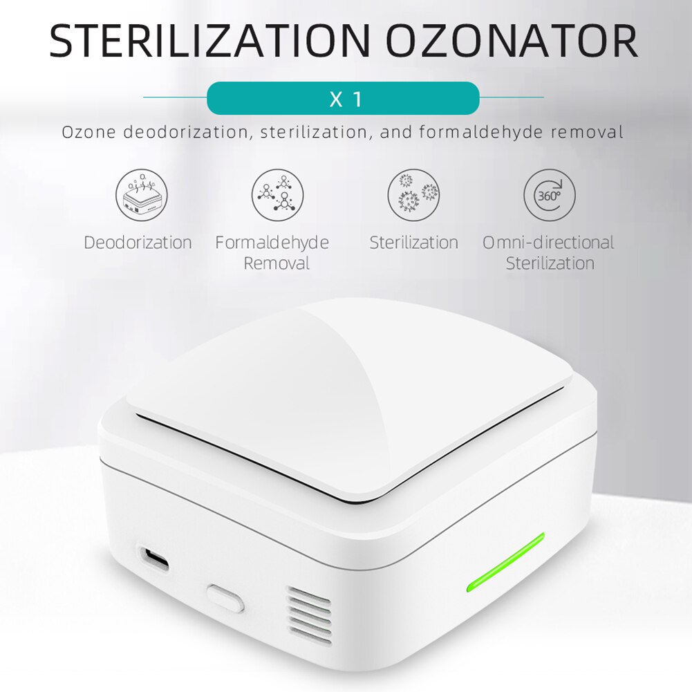X1 mini bærbare ozongenerator luftrenser usb genopladelig lugtfjerner sterilisator til bil hjemme ozon rengøring sterilisering