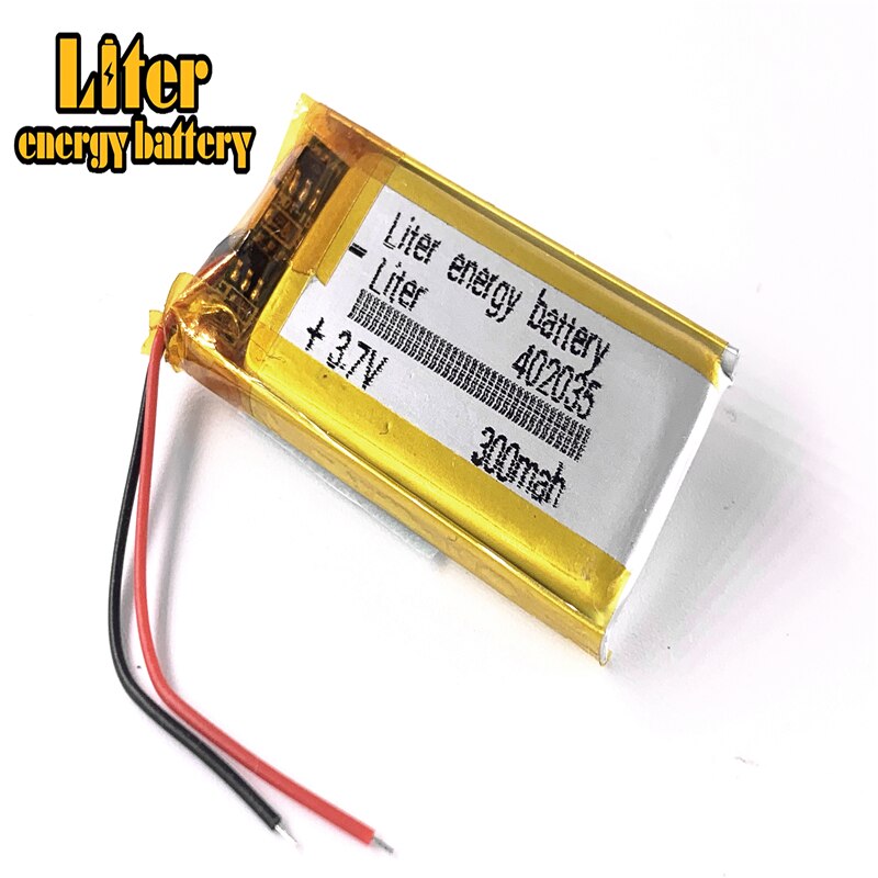 Bluetooth 042035 402035 300mah MP3 MP4 MP5 juguetes pequeños batería de polímero de litio 3,7 V