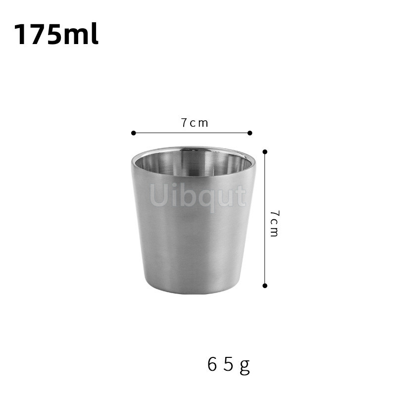 304 Dikke Dubbele Wand Roestvrij Staal Bier Mok Voor Thee Koffie Cup Drink Ware Warm Water Mok Gouden Koffie Cup Set Kopjes En Mokken: Black