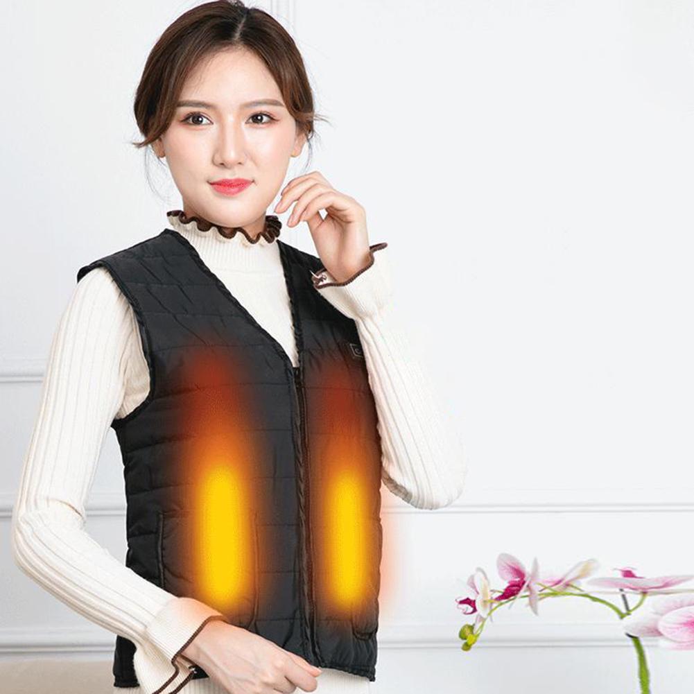 Verwarming Elektrische Vest Usb Opladen Verwarmd Vest Koude-Proof Wasbare Kleding