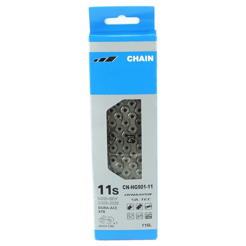DURA ACE Generic 11 Speed Road MTB Bike Chain with Quick Link equals to HG901 Chains Bicycle 11s with Magic Connector 116 Links