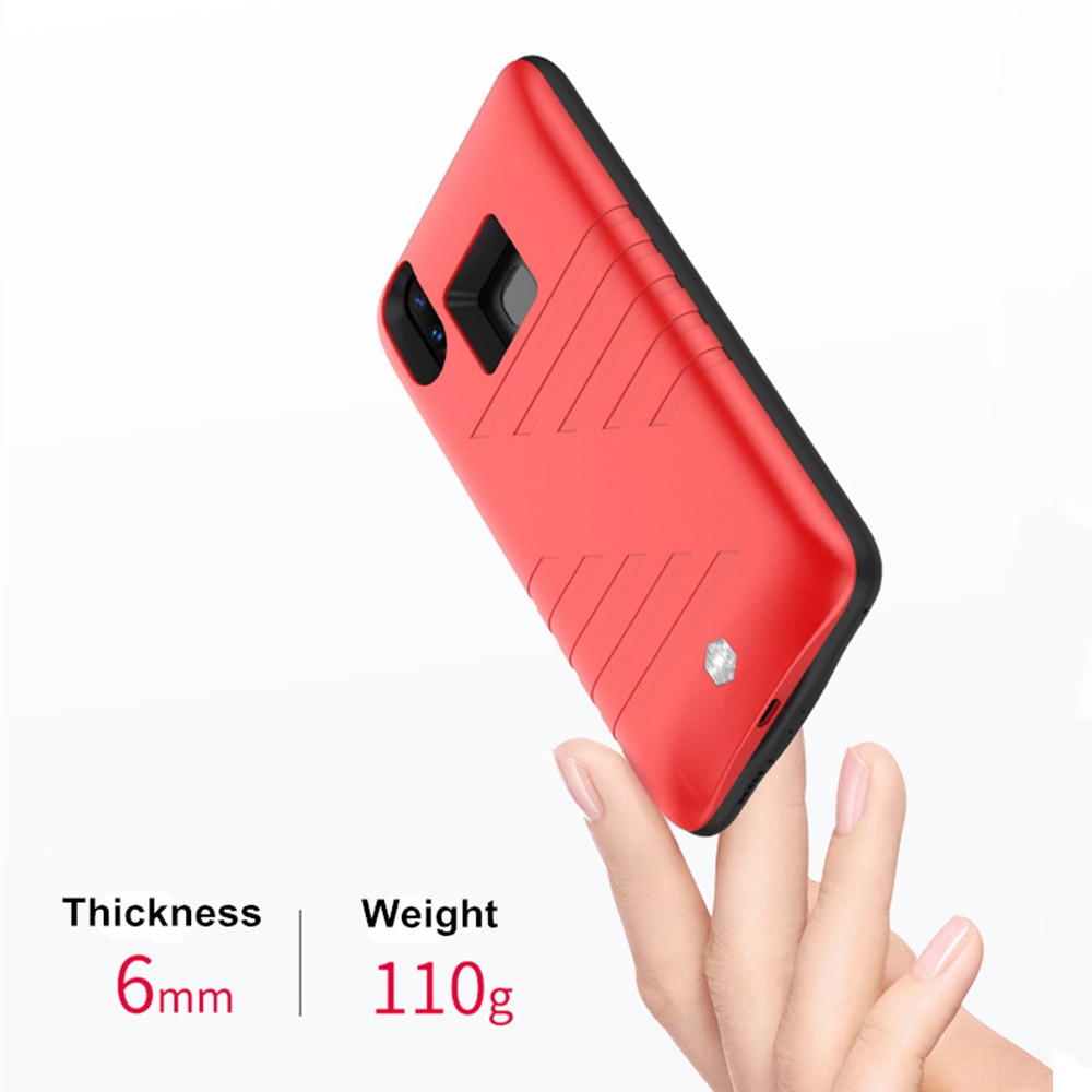 NTSPACE 6800mAh Slim Power Bank Case For VIVO V9 Battery Case Portable Charger Case External Battery Powerbank Cover For VIVO V9