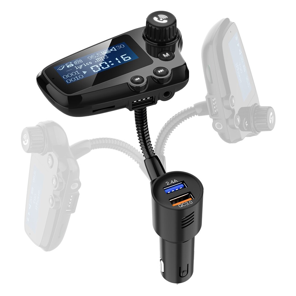 Bluetooth 5.0 Car USB Charger FM Transmitter Wireless Adapter MP3 Player