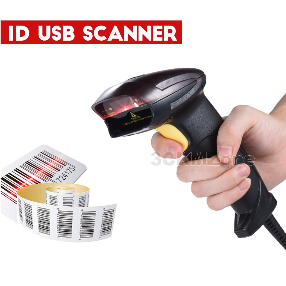 58mm thermal receipt printer 58mm usb bill thermal barcode printer usb pos system For Resaurant Supermarket Store: 1D USB Scanner