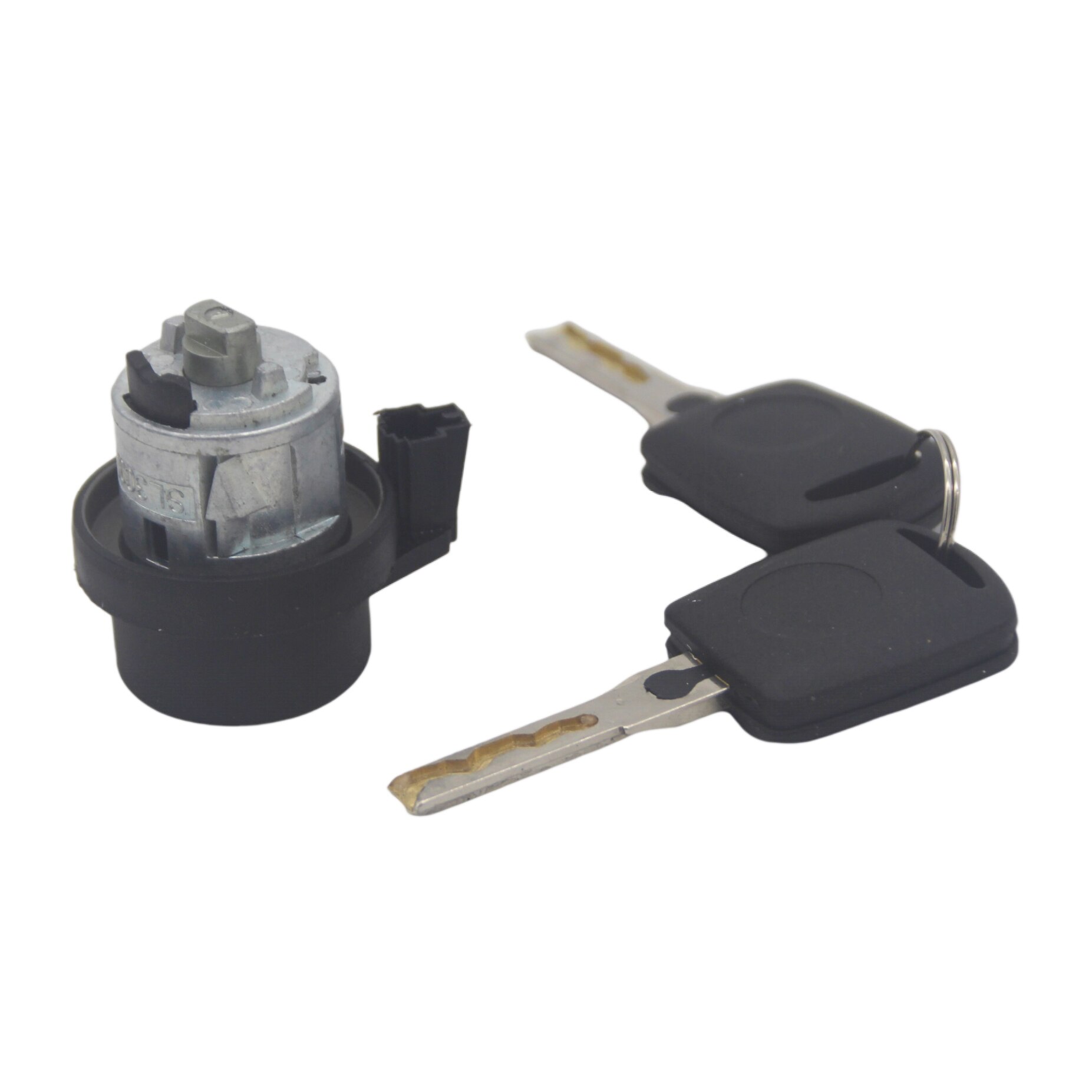 Juego de cerradura completa AL196 1Z0837167C 6Y0898167E, interruptor de encendido, cilindro de bloqueo de puerta izquierda para SKODA OCTAVIA 2005
