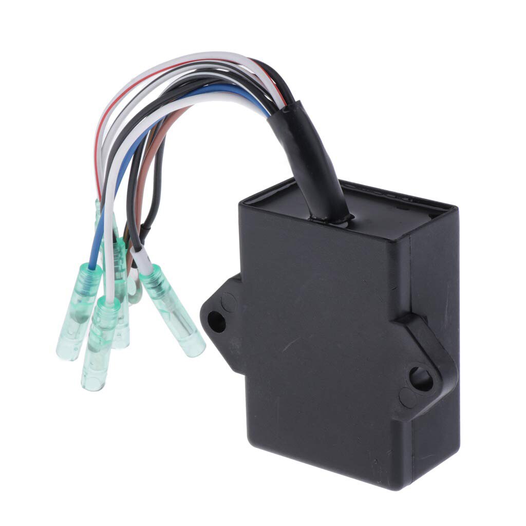 Black CDI Box Ignition Control Unit CDI Ignition Control Box for Yamaha Outboard C 25HP 30HP E25B E30H 30H 2 Stroke
