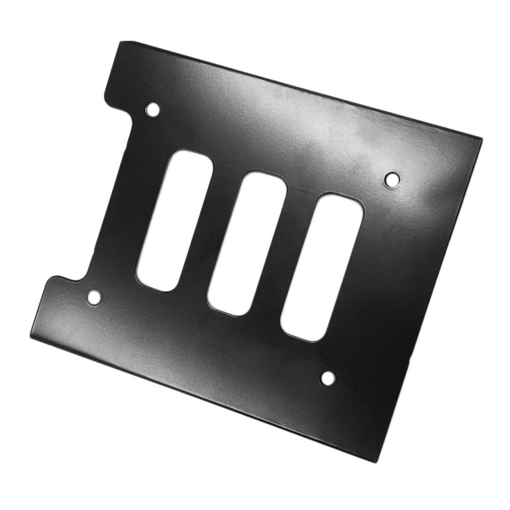 2,5 pulgadas a 3,5 pulgadas SSD HDD Metal estante adaptador Disco Duro SSD soporte de montaje para PC negro